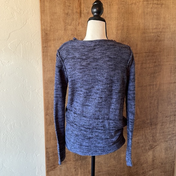 Free People Faux Wrap Sweater 💙 - Picture 2 of 9